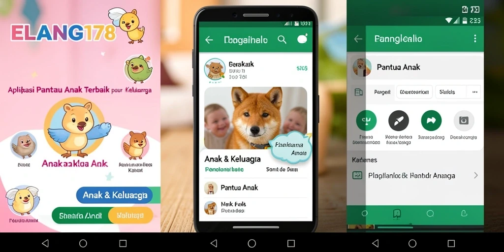 Tampilan antarmuka ELANG178 yang sederhana dan informatif untuk Pantau Anak.