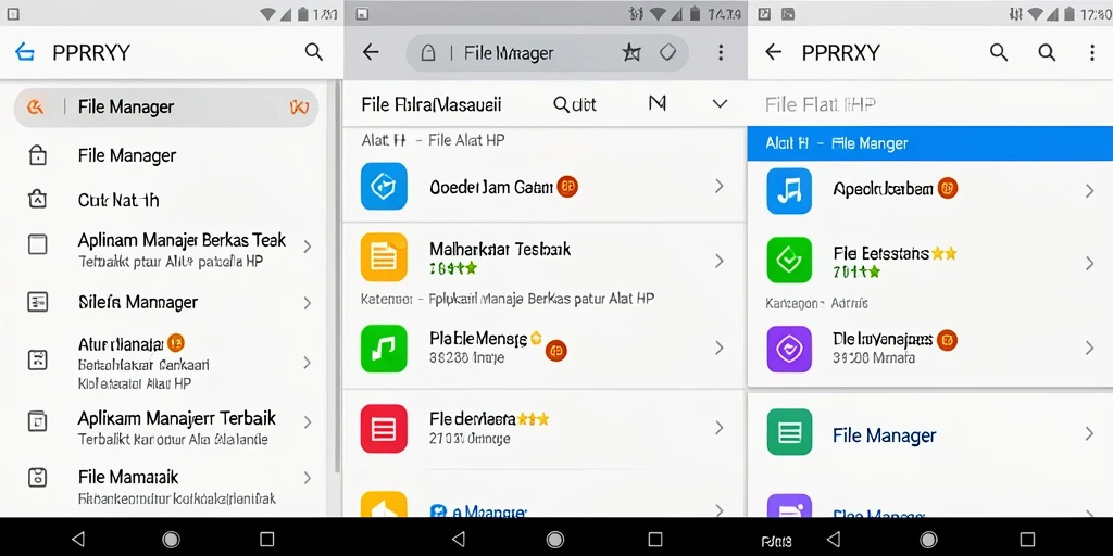 Antarmuka utama PPRRYY dengan pengelolaan berkas yang intuitif.