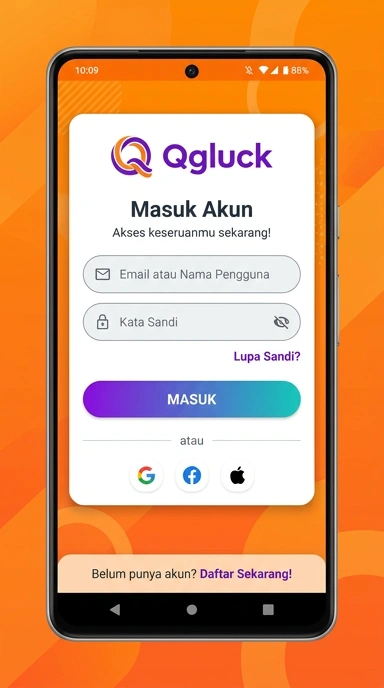 Masuk Akun qgluck untuk Pengguna Android Indonesia
